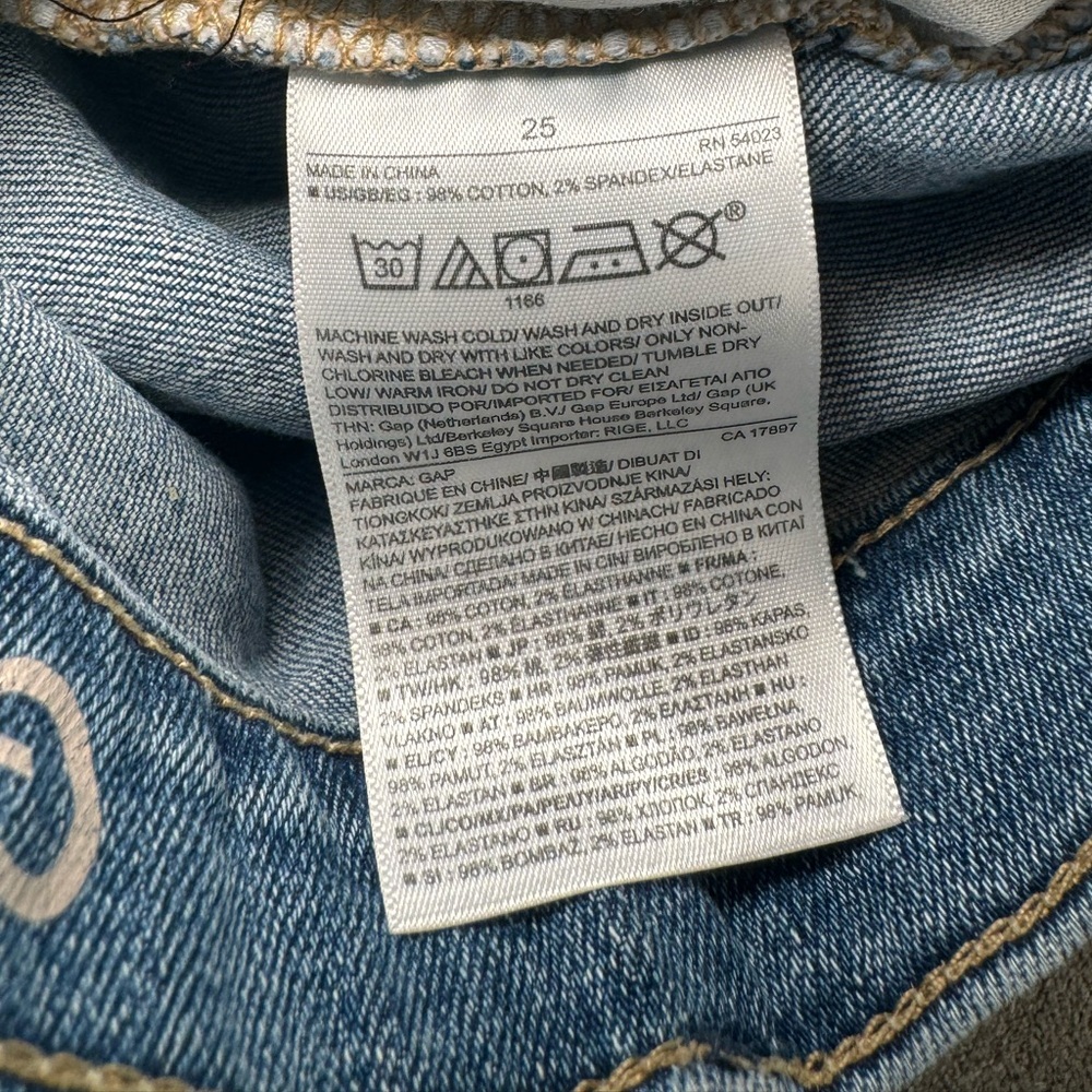 Gap 1969 Denim High Waisted Mini Skirt - Picture 5 of 5